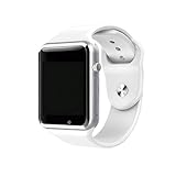 JSGJSH 2018 Intelligentes Armband NK1 Armbanduhr Bluetooth Smart Uhr Sport Schrittzähler mit SIM Kamera Smartwatch für Android Smartphone Russland T15 gut als DZ09