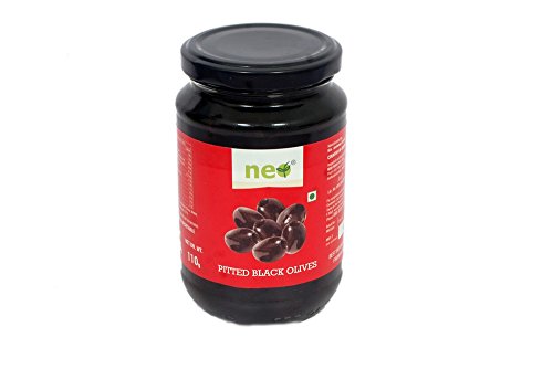 Neo Pitted Black Olives Jar, 220g RS.122 (55.00% Off) - Amazon