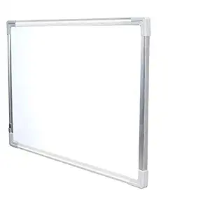 Tini Lightweight Aluminium Frame Non-Magnetic Whiteboard for Kids,Home and Office (1 x 1.5 Feet)
