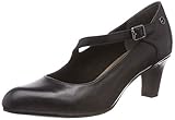 mary janes last dance cover Elegante Sohle Tamaris Damen 24402-21 Mary Jane Halbschuhe, Schwarz (Black Leather 3), 38 EU