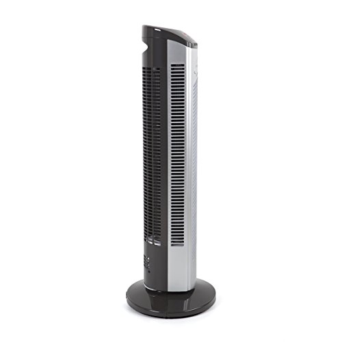 Orbegozo TWM 0975 Turmventilator (42 W, 3 Geschwindigkeiten, programmierbar, Fernbedienung),Schwarz/Grau - 2