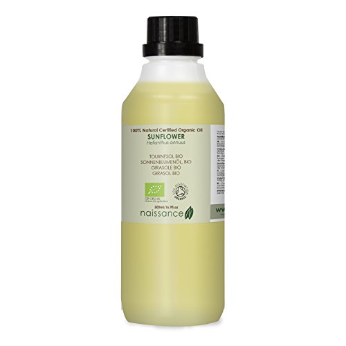 Naissance Sunflower Oil 500ml Certified Organic 100% Pure