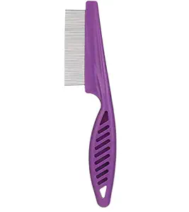 Emily Pets Stainless Steel Flea Comb for Cat & Dog Color May Vary