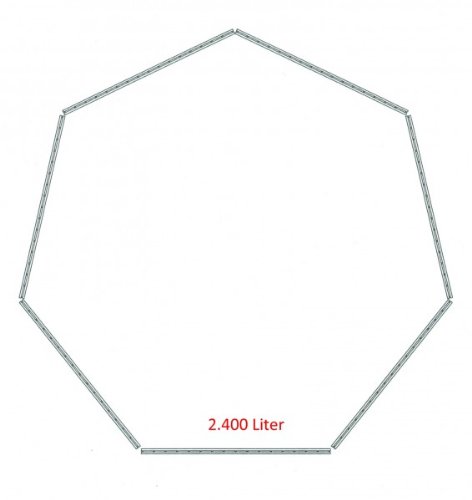 Laub & Rasenschnitt Komposter XXL 2.400 Liter - 3