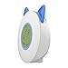 Produktbild YAOL Fahrenheit Temperatur Luftfeuchtigkeit Fm Frequenz Intelligentes Led Wecklicht Buntes Nachtlicht Katze Ohr Wecker Blau