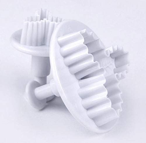 homeking Co., LTD 2pcs Tres Hojas de Acebo Cortador de émbolo Herramientas de decoración de Pasteles Fondant