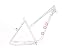 Produktbild 28" Zoll Fahrrad Rahmen Trekking Damen Bike Pedelec 50cm poliert