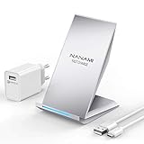 【Schnelle Laden & kompatible Modelle】: NANAMI schnelle drahtlose Ladegeräts können Sie Ihre Geräte um 40% schneller mit schnellen drahtlosen Lade Standard aufladen, kompatibel zu Samsung Galaxy S10/ S10+/ S10e/ S9/ S9 plus/ S8/ S8 plus/ S7/ S7 edge/ S6 edge +/ Note 9/ Note 8/ Note 5. Zusätzlich ist es auch kompatibel zu allen Qi-fähigen Geräte mit Standard-Ladegeschwindigkeit,wie iPhone 8/ iPhone 8 Plus/ iPhone X/ iPhone XS/ iPhone XS Max/ iPhone XR,Samsung S6/ S6 edge, Nexus,Lumia, LG, HTC usw.