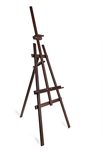 Leinwand Staffelei Holz Künstler Leinwand Gemälde Groß 1800mm Studio Staffelei - BROWN