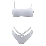 Moserian Damen Plus Size Print Tankini Swimjupmsuit Badeanzug Beachwear Gepolsterte Badebekleidung