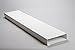 Produktbild naplesuk 204 mm x 60 mm rechteckig flach Kanal Luftführung 1,5 m Länge, Kunststoff, weiß