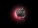 Produktbild Mousepad mit Apple-Logo, Rot / Schwarz