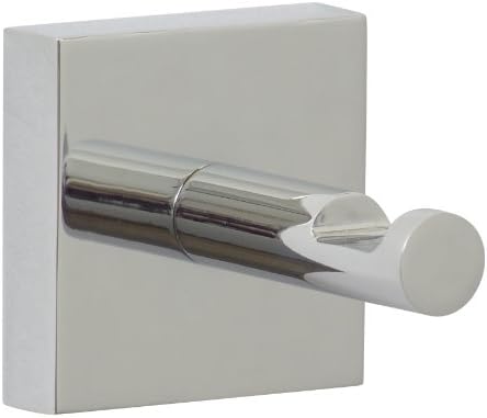 Nie Wieder Bohren EK241 5 x 6.3 x 5cm Coat Hook with Never Drill Again Mounting Technology - Chrome