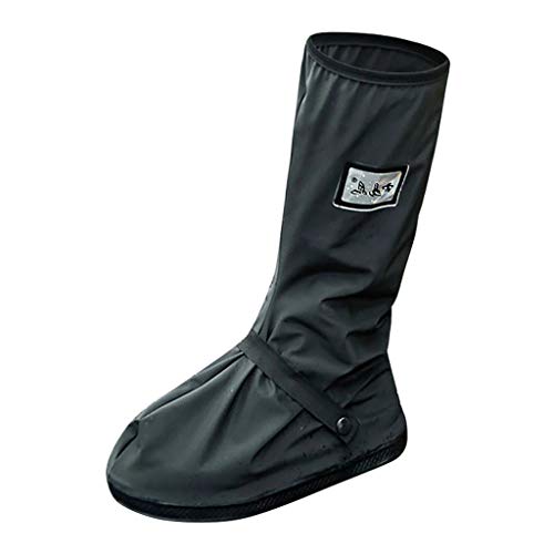 Moonuy Men'S Outdoors Waterproof Empêche Couvre-Chaussures antidérapantes pour la Vente au détail et en Gros avec Moto imperméable réutilisable Vélo Bottes de Pluie Bottes de Pluie Couvre