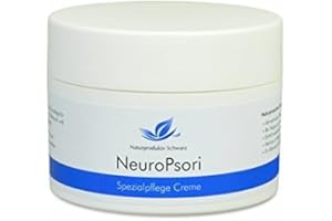 ‎NATURPRODUKTE SCHWARZ Naturprodukte Schwarz - NeuroPsori Spezialpflege Creme bei Schuppenflechte/Psoriasis und Neurodermitis, 250ml