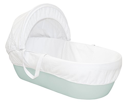 Shnuggle Modern Moses Basket (Sage Green)