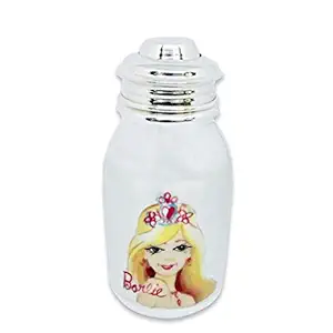 MAA SILVER 85% Pure Silver Milk Bottle with Cartoon Print for Kids/Toodlers (85grm)