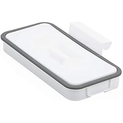 EDFDJED Porte de Placard arrière Suspendu étagères de Rangement Commode Cuisine Porte Sac à ordures Titulaire Sac à ordures Support Poubelle avec Couvercle