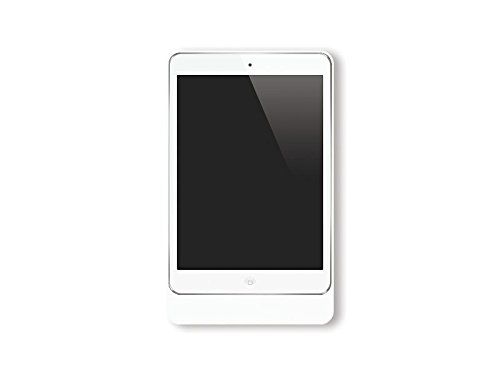 Basalte Eve Tablet Wandhalterung iPad Mini 1/2/3 diebstahlsicher, rund, satiniertes weiß