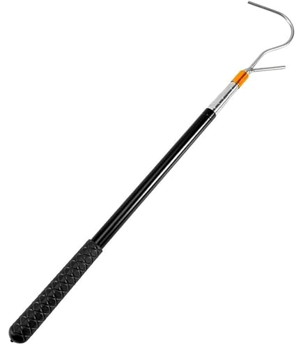 Asta Tiratenda Per Lucernario 120 Cm - Con Gancio Per Finestre Alte E Scale Mansarda, Acciaio Inox - Foto 5