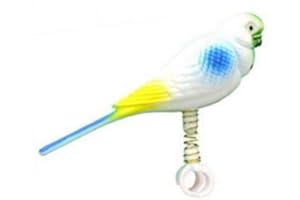 SIPW Caged Bird Fake Plastic Buddy Budgie Companion Mate Friend Toy