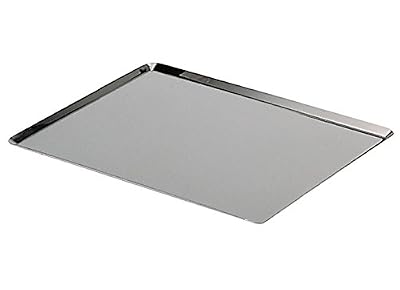 De Buyer 3361.40 Plaque Rectangulaire Inox - Bords Pincés - 40 x 30 cm