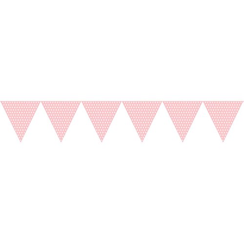Kleine Wimpel-Girlande "Happy Dots" 274 cm