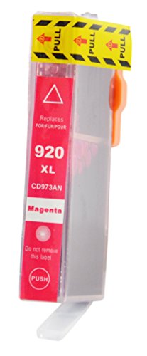 Druckerpatrone kompatibel für HP 920 XL 920XL Magenta mit Chip und Füllstand - 2