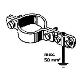 Preisvergleich Produktbild Kathrein ZEU 48 Erdungsschelle 48 mm