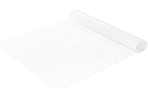 KITCHENRAKU KR Thickened Extra Large Silicone Countertop Protector, Nonstick Heat Resistant, Nonskid Placemat, Craft & Table Mat (Transparent, 40x60cm)