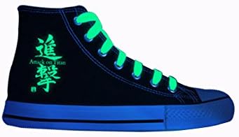 Shingeki no Kyojin Attack on titan anime manga The survey corps wings cosplay Night Lights canvas shoes sneakers Luminous version