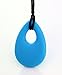 PHEEBSTERS SENSORY TOYS TEARDROP PENDANT (BLUE) -SENSORY CHEWY PENDANT - CHEWING NECKLACE AUTISM ADHD SPECIAL NEEDS ASD CHEW
