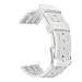 Produktbild Altsommer für Apple Watch Silikon Ersatz Armband Armband Series1 / 2/3 38mm Armband Silikonarmband Ersatzarmband Armband (Weiß)
