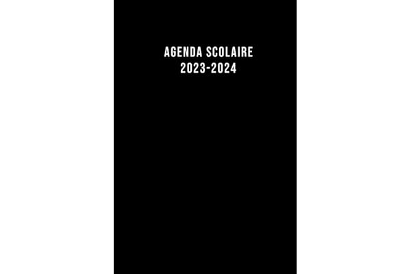 Agenda Scolaire 2023 2024: Organiseur Scolaire (Août 2023/ juillet 2024) Pour Étudiants Collège, Lycée | Une semaine sur 2 pages | Format A5
