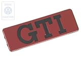 logo vw golf gti Apto para VW Golf 2 (08/89 - 07/92), Jetta 2 (08/89 - 07/92), color: negro satinado/naranja tornadora.