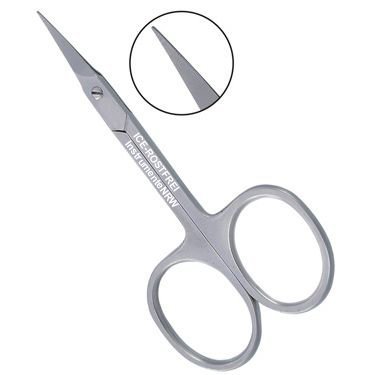 Feine Nagelhautschere mit gerader Schnittfläche aus Edelstahl - 2