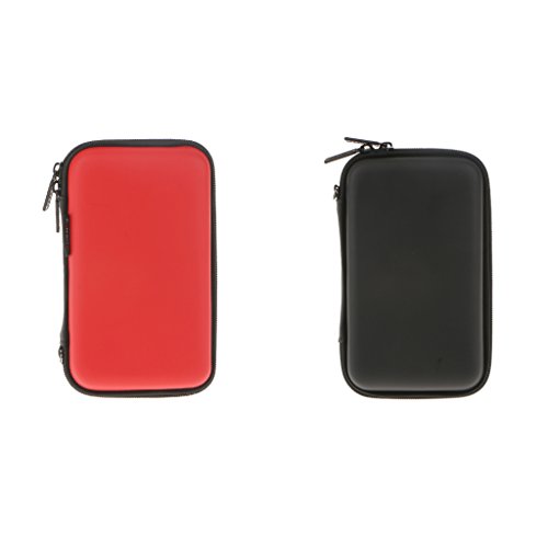 MagiDeal Aufbewahrungstasche Kabel Organizer Etui Rei  verschluss-Beutel H  lle Ideal f  r Reisen - Schwarz