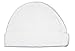 New 100% cotton White Baby Hat by Soft Touch - unisex baby available in newborn and 0-3 months (Newborn)