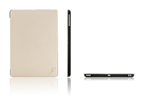 Forefront Cases® Neue Origami Leder Hülle / Tasche / Case / Cover für Apple iPad Air 2 / 2nd Generation (Oktober 2014) – Rundum-Geräteschutz und intelligente Auto-Sleep-Wake-Funktion mit 3-JAHRES-GARANTIE VON FOREFRONT CASES – inkl. Eingabestift und Displayschutz - 4