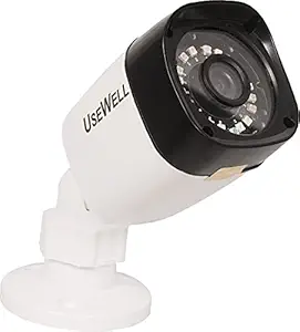 USEWELL  Wired 2.0 MP 1080P Full HD Bullet , TVI CCTV , Weather Proof Camera 20 Meter Night Vision - Compatible with Full HD TVI DVR