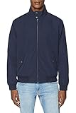 Glattes Gewebe mit Baumwolle ESPRIT Herren 029EE2G010 Jacke, Blau (Navy 400), X-Large (Herstellergröße: XL)