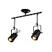 Produktbild TXDZ Verstellbare antike Scheinwerfer 1/2/3 / 4Lampen LED Vintage Industrial Spotlight American Country Bar Cafe Bekleidungsgeschäft Metalldeckenleuchten (Edition: 2-Lights)