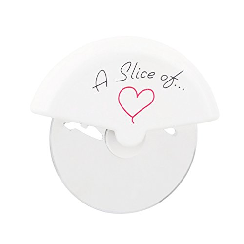 Albeey Pizzaschneider Edelstahl Pizzaroller Runden Pizza Cutter