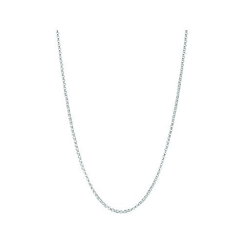 Essentials Sterling Silver Mini Belcher Short Chain of Length 39-42cm