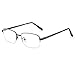 Produktbild Hlifuz Genial Anti Blau Licht Progressive Multifokale Linsen Multi Fokus Lesebrille Herren Fashion Halbe Felge Brille Gleitsicht Quadratisch Dioptrie Brille + Rx Farsighted - 7