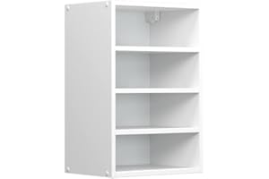 ‎VICCO Vicco Hängeschrank R-Line, offener Küchenschrank, Weiß/Weiß, 40 cm