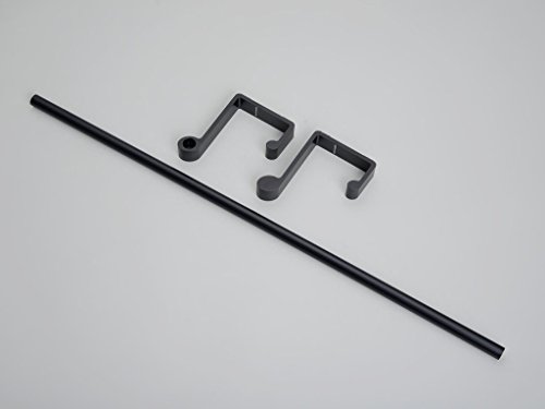 Wangel Nail frei 24-Zoll-Handtuchhalter Black - 2