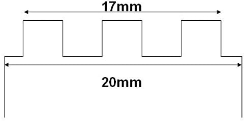 ATLONew 17mm (20mm) Sized Resin Strap Compatible for Swatch Watch - Yellow - RG14Y