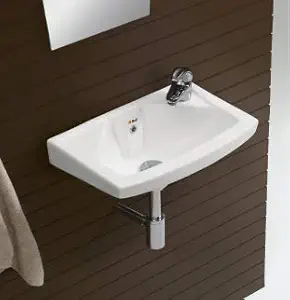 Zoyo Cera evita Wash Basin, White, Glossy Finish