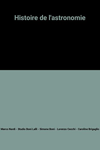 couverture de : Histoire de l'astronomie